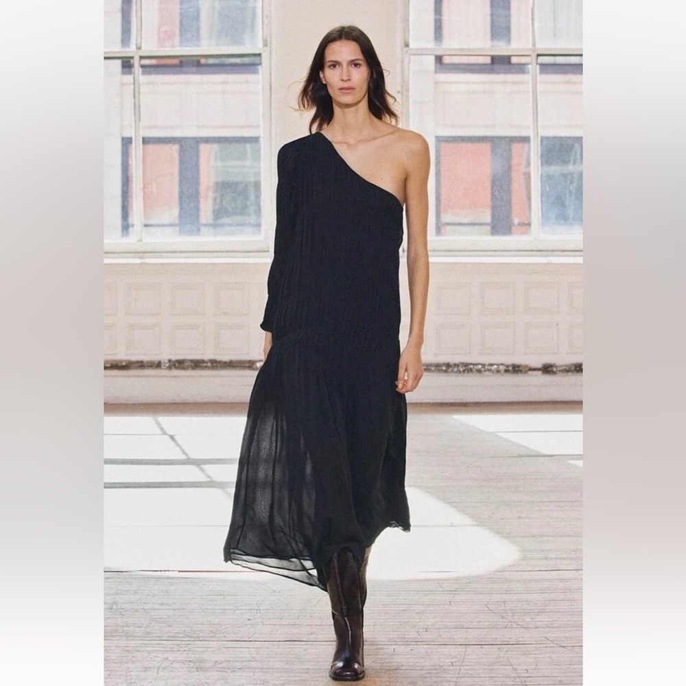 Zara one shoulder dress
